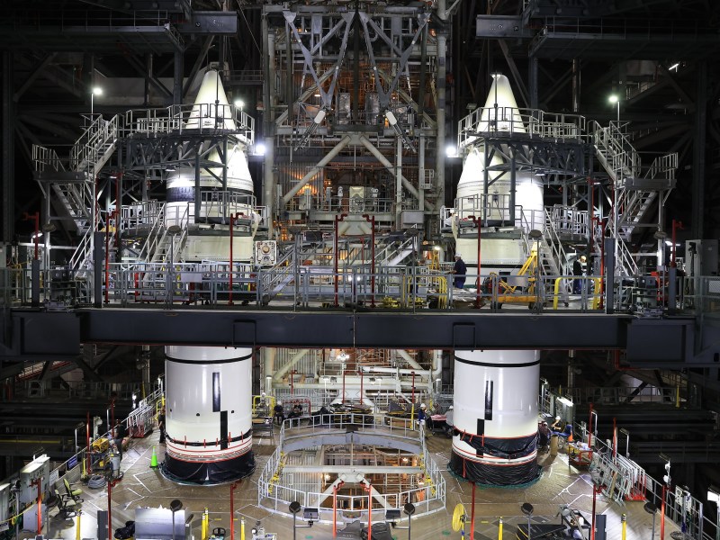 Artemis 2 boosters
