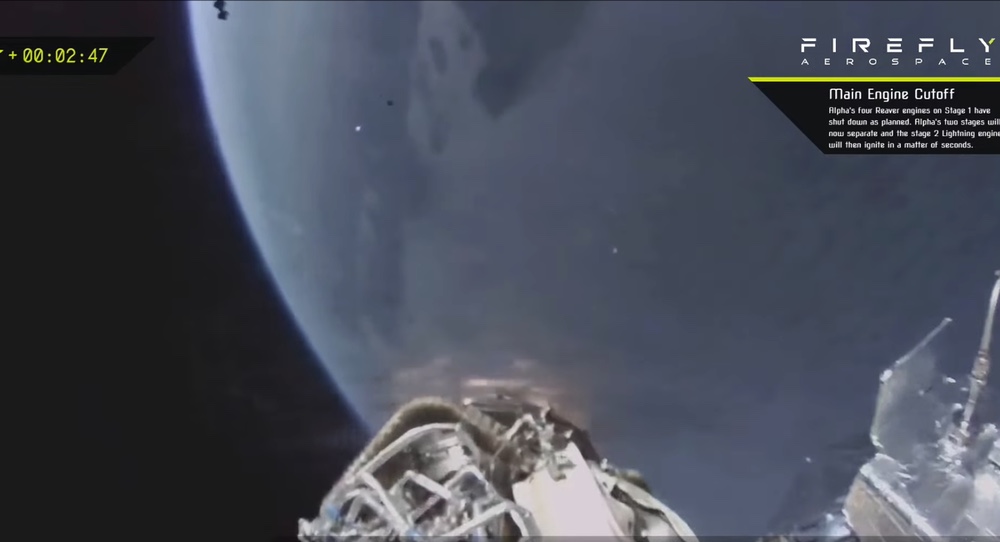 Alpha FLTA0006 upper stage view