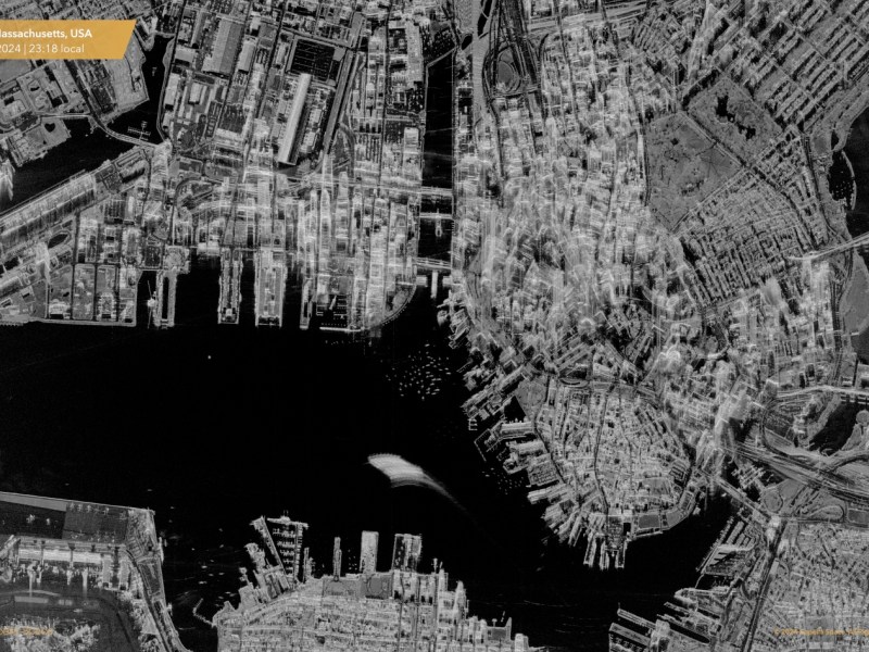 Capella SAR image of Boston