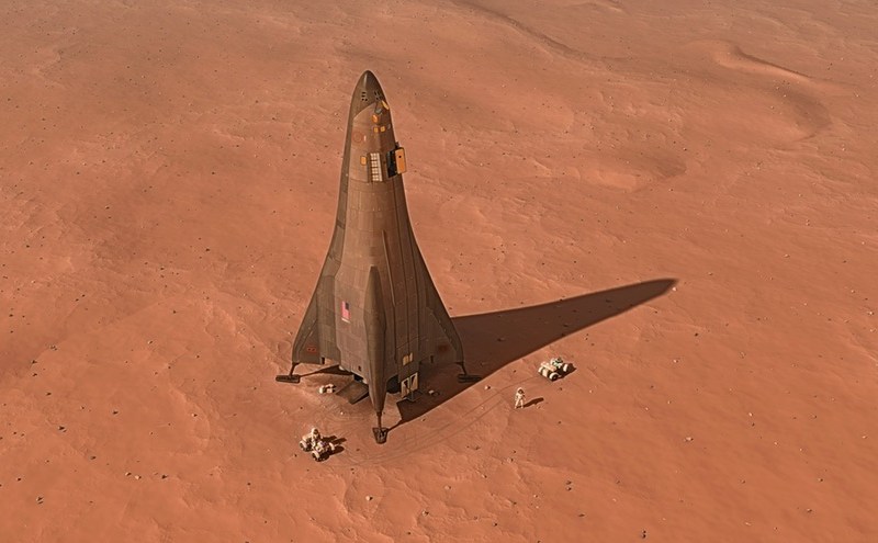 Mars Base Camp lander