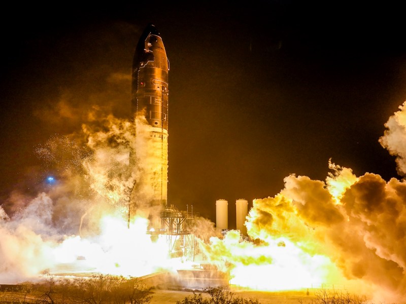 Starship Flight 8 static fire
