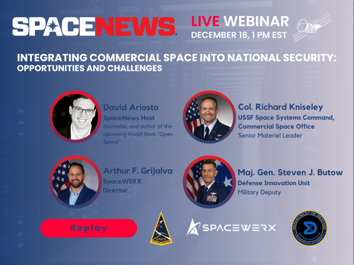 Integrating Commercial Space into National Security: Opportunities and Challenges – Webinar Replay